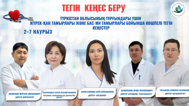 «ҰҒМО» АҚ ЖОҒАРЫ БІЛІКТІ ДӘРІГЕРЛЕРІ МАҢҒЫСТАУ ОБЛЫСЫ, АҚТАУ ҚАЛАСЫНА ТЕГІН КӨШПЕЛІ КОНСУЛЬТАЦИЯЛАР ӨТКІЗЕДІ